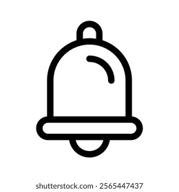 A notification bell icon, symbolizing alerts, updates, or messages