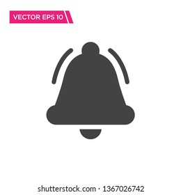 Notification Bell Icon Vector, Alarm
