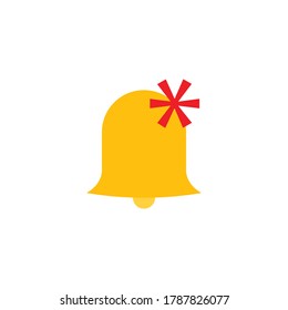 Notification bell icon vector design illustration