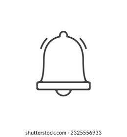 Notification Bell Icon Vector Design.