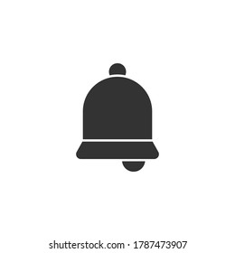 Benachrichtigungsglocke Symbol Vektorgrafik.Illustration.