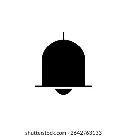 notification bell interface icon vector