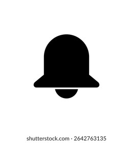 notification bell interface icon vector