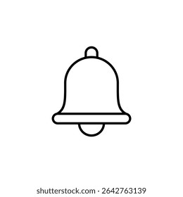 notification bell interface icon vector
