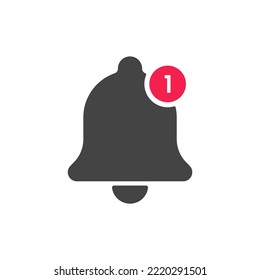 símbolo de sonido de llamada de notificación vector