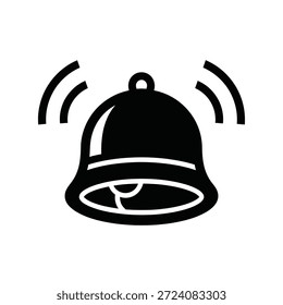 Notification bell ringing loud alert symbol