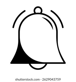 Notification bell vector icons. Incoming message. EPS 10