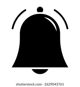 Iconos del vector de la campana de notificación. Mensaje entrante. EPS 10