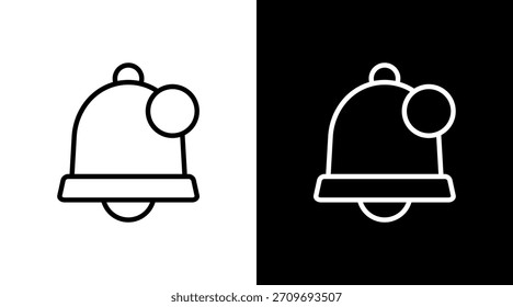 Design do Conjunto de Ícones Brancos da Campainha de Notificação