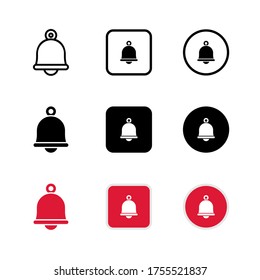 Notification Button Icon : Digital Theme, Technology Theme, Infographics and Other Graphic Related Assets.