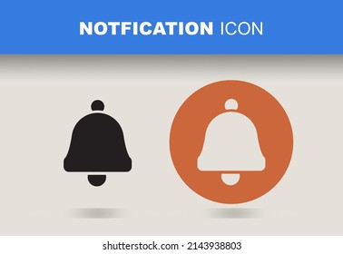 Notification or Church Bell Icon Vector Design