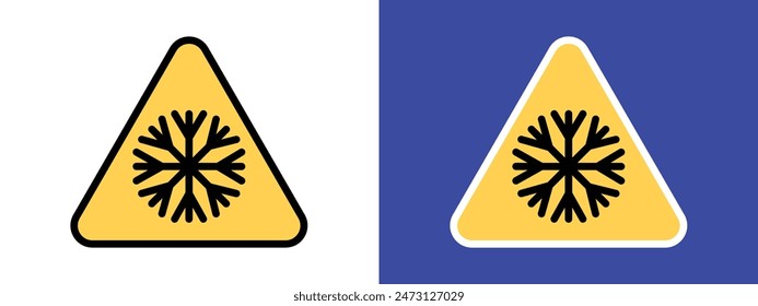 Notificación del riesgo de temperatura fría, haciendo hincapié en la importancia de un atuendo adecuado