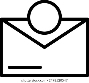 Notification Dot Line Vector Icon Design