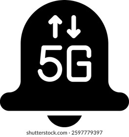 notification glyph icon illustration vector