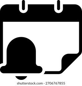 Symbol für Benachrichtigungssymbol, Illustrationsvektor