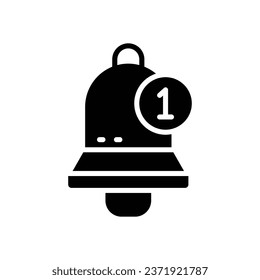 notification glyph icon. vector icon for your website, mobile, presentation, and logo design.