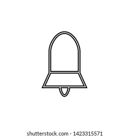 Notification icon. Alarm button sign