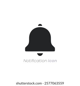 notification icon. bell icon. reminder bell. ringing bell

