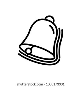Notification icon. Bell sign