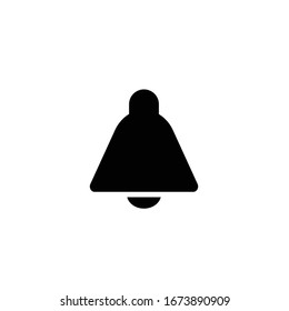 Icono de notificación, vector de signo de la campana