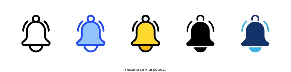 Coleção De Ícones De Notificação Com Vários Estilos