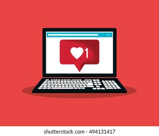 notification icon in communication related image 