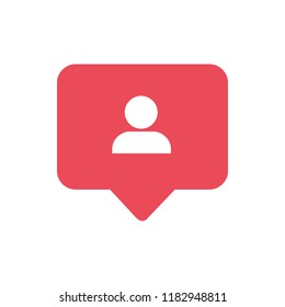  Notification Icon, Follow  icon vector