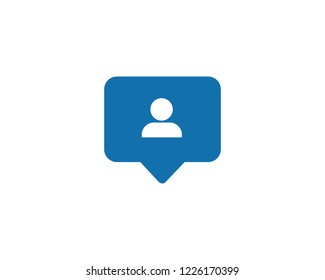 Notification Icon, Follow  icon vector