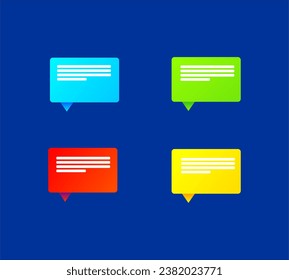 notification icon in four colors