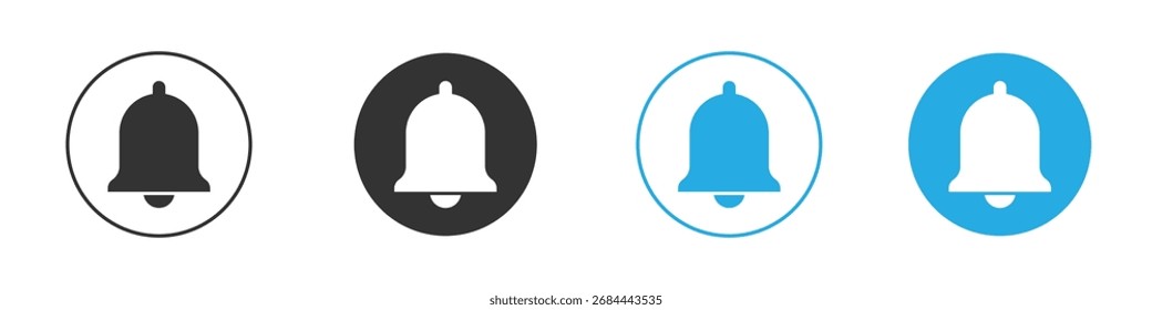 Notification icon. Graphic icon design template