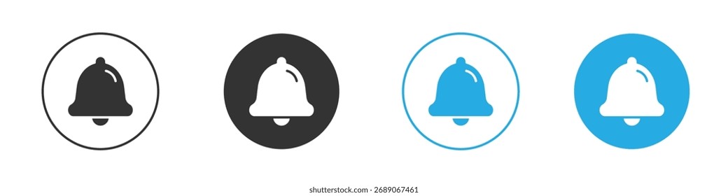 Notification icon. Graphic icon design template