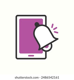 notification icon, isolated colored icon theme ecommerce