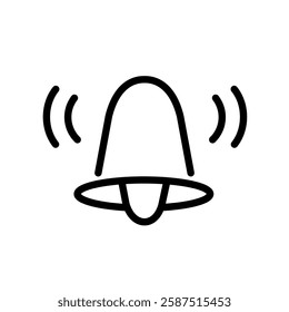 Notification icon. Notification icon line