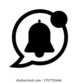 notification  icon or logo isolated sign symbol vector illustration - high quality black style vector icons
