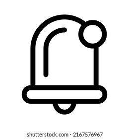 icono de notificación o logotipo símbolo de signo aislado ilustración vectorial - iconos vectoriales de estilo negro de alta calidad
