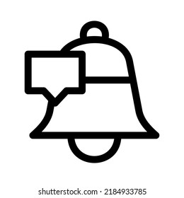 notification icon or logo isolated sign symbol vector illustration - high quality black style vector icons

