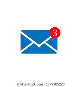 icono de notificación. un nuevo icono de mensaje en el paso 10.
