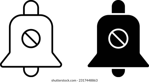 Notification icon sheet, simple trendy flat style line and solid Isolated vector illustration on white background. For apps, logo, websites, symbol , UI, UX, graphic and web design. EPS 10.