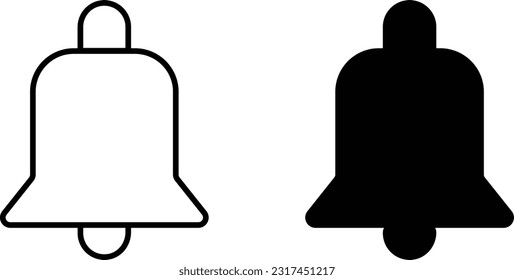 Notification icon sheet, simple trendy flat style line and solid Isolated vector illustration on white background. For apps, logo, websites, symbol , UI, UX, graphic and web design. EPS 10.