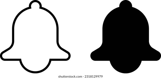 Hoja de iconos de notificación, línea de estilo plana simple y de diseño sólido Isolated vectorial ilustración en fondo blanco. Para aplicaciones, logotipo, sitios web, símbolo , UI, UX, gráfico y diseño web. EPS 10.
