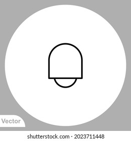 Notification icon sign vector,Symbol, logo illustration for web and mobile