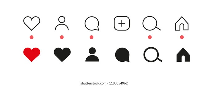 notification icon for social media application