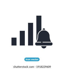 Notification icon. Notification symbol template for graphic and web design collection logo vector illustration