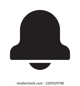 Notification icon in trendy flat style design. Vector graphic illustration. Bell icon for website design and user interface. Vector file. EPS 10