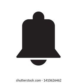 Notification icon in trendy flat style design. Vector graphic illustration. Bell symbol for website design, logo, app, and ui. EPS 10.