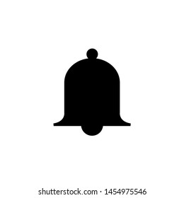 Notification Icon in trendy flat style isolated on grey background. Bell symbol for your web site design, logo, app, UI. Vector illustration, EPS10.