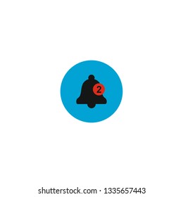 Notification icon vector