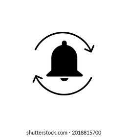 Notification icon vector. alarm illustration sign. Message symbol or logo.