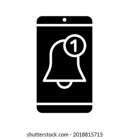 Notification icon vector. alarm illustration sign. Message symbol or logo.