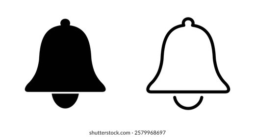 Notification Icon. Vector Bell Symbol